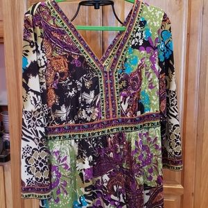 Enci jewel-toned Boho Dress